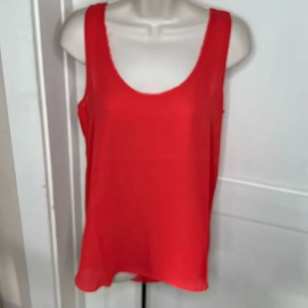 Krisa Tunic Tank Top in Lipstick Red NWT Size Medium